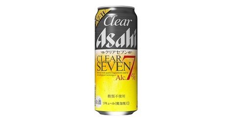 アルコール7％のクリアアサヒが登場！糖質が気になる人におすすめ