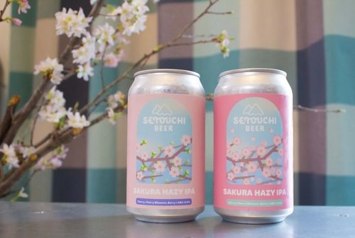 SETOUCHI BEER『SAKURA HAZY IPA』を飲んでみた！佐藤錦と桜葉を使った