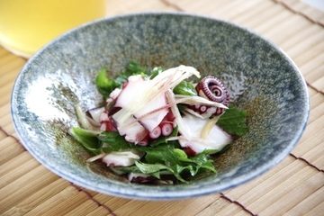 タコ 紫蘇の葉 おつまみレシピ ビール